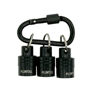 Plumtool SDS Bit Holder x 3 on Carabiner